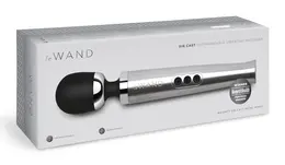 Le Wand Die Cast Rechargeable Silver Massage Wand - Compact & Powerful