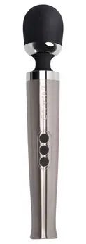 Le Wand Die Cast Rechargeable Silver Massage Wand - Compact & Powerful