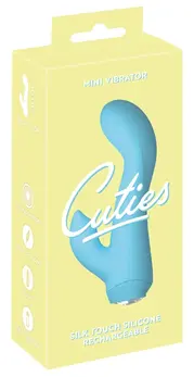 Cuties Mini Vibrator Blue 4th Gen - Compact Dual-Action Soft Touch