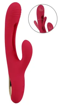 Sweet Smile Rabbit Flicking Intimate System Pink 24.2cm Silicone
