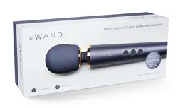 Le Wand Petite Navy Massage Wand - Compact Rechargeable Massager