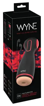 WYNE Model 06 Dual-Motor Intimate Device with Suction & Sound, Black