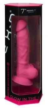 SilexD Model 7 Intimate Silicone Machine Glow-in-the-Dark Pink 17.6cm