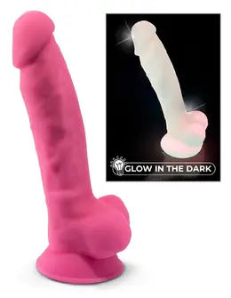 SilexD Model 7 Intimate Silicone Machine Glow-in-the-Dark Pink 17.6cm