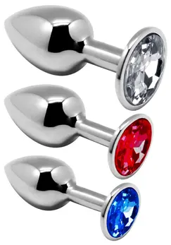 Alive Metal Plug Kit Trio - Multi-Size Analogue System, Colorful Gems