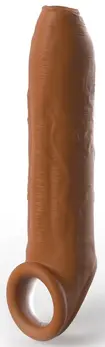 Fantasy X-Tensions Elite Uncut Enhancer Silicone Sleeve with Strap, 20.3 cm