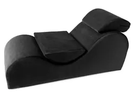 Liberator Esse Lounger - Ergonomic Intimate Furniture with Headrest, Black