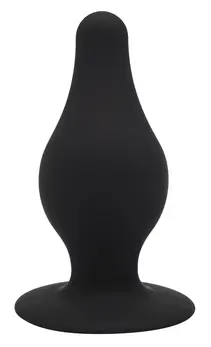 SilexD Model 2 L Silicone Plug - Large, Memory Material, Black