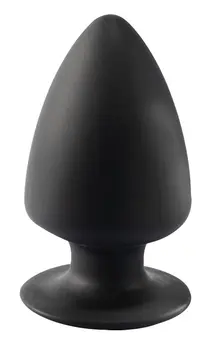 SilexD Premium Silicone Plug L - Temperature Play, 13 cm, Black
