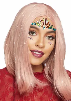 Leg Avenue Avri Adhesive Face Jewels Sticker Iridescent Festival Set