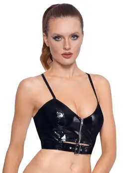 Black Level Vinyl Top XL with Adjustable Buckle Strap, Shiny Finish
