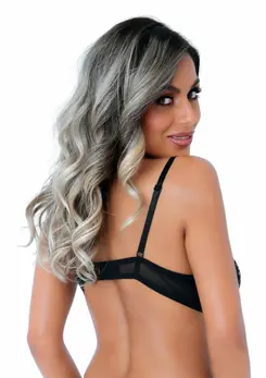Very Sexy Unlined Lace Bra Floral Design Adjustable Straps 8713221825919