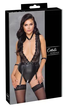 Cottelli Bondage Body L - Lace & Matte Look, Adjustable Restraint System
