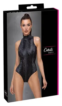 Cottelli PARTY Body Snake S - Shiny Snakeskin Pattern, Size S