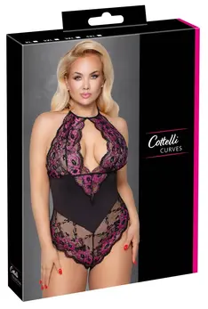 Cottelli Curves Lace Body 4XL, Two-Tone, Adjustable Fastening
