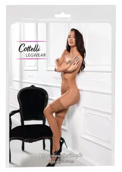 Cottelli LEGWARE Hold-ups Skin 3 - Lace Top Stay-Up Stockings 20 DEN