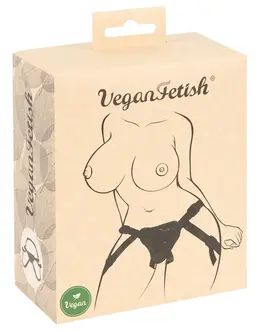 Vegan Fetish Vegan Strap-On Harness Adjustable S-L Leather Look