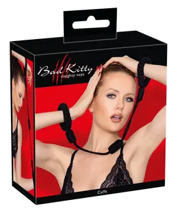 Bad Kitty Cuffs Rope Size 2 - Adjustable Soft Cotton Restraint