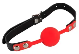 You2Toys Red Silicone Ball Restraint Adjustable Strap 4cm
