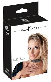 ZADO Rhinestone Adjustable Choker 25-42 cm - Sparkling Neck Accessory