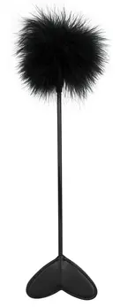 You2Toys Sensual Dual-Ended Feather Wand Black 25cm