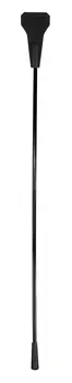 You2Toys Crop Black 44cm Classic Silicone-Tipped Impact Wand