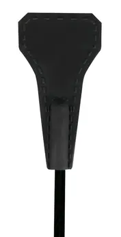 You2Toys Crop Black 44cm Classic Silicone-Tipped Impact Wand