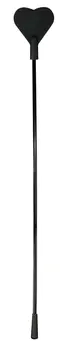 You2Toys Heart-Shaped Black Crop Silicone Tip 44 cm