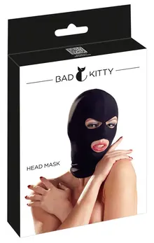 You2Toys Black Elastic Headwear Mask with Eyes & Mouth Openings