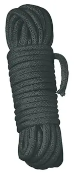 ZADO Bondage Rope Cotton 10m Black - Durable Braided Design