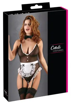 Cottelli Collection Maid Body XL with Lace and Adjustable Straps