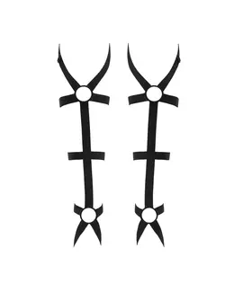 Obsessive Armares Harness Adjustable Strappy Accessory Black