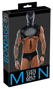 Svenjoyment Bondage Set S - Matte Black, Hooded Top & Accessories