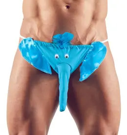You2Toys Men’s Elephant Design Briefs S-L, Polyester, Grey, Fun Style