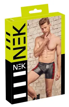 NEK Men's Matte Black/Red Pants 2XL - Trendy Stretch Design