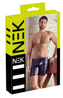 NEK Men’s Cycling Shorts S Matte Look with Zipper and Side Pocket