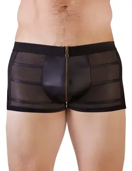 NEK Matte Powernet Men's Pants M Black Polyurethane Design Zip
