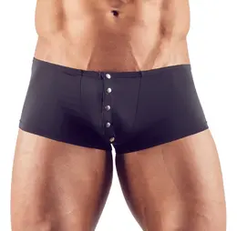 Black Level Intimate Pants XL - Black, Stretchy, Silver Stud Details
