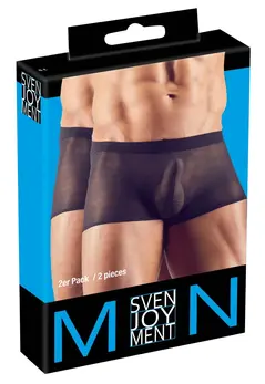 Svenjoyment Men's Transparent Stretch Pants 2-Pack S-L Polyamide