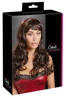 You2Toys Elegant Dark Brown Synthetic Wig with Fringe, 55 cm