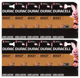 Duracell 27A Alkaline Battery 12V Pack of 10 - Long-lasting Power