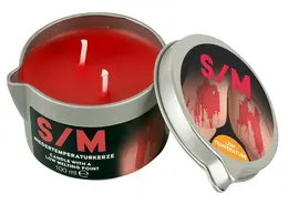 You2Toys S/M Candle Red 100g - Low-Temperature Wax in Tin Case