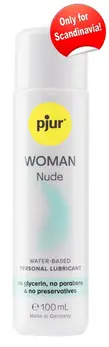 pjur Woman Nude Water-Based Lubricant 100 ml - Gentle Formula