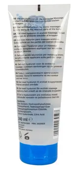 KlatschNass Water-Based Massage Gel with Hyaluronan 240 ml Vegan