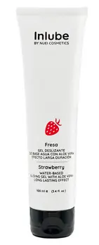 Nuei Inlube Water-Based Gel Strawberry Aroma 100ml Vegan Formula