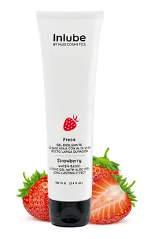 Nuei Inlube Water-Based Gel Strawberry Aroma 100ml Vegan Formula