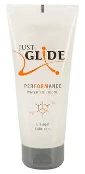 Just Glide Performance Lubricant 200ml - Water-based & Silicone Hybrid