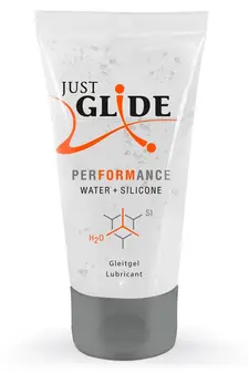 Just Glide Performance Water-Silicone Hybrid Lubricant 50ml Vegan