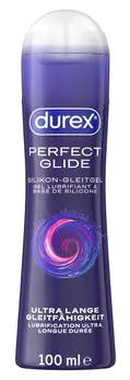 Durex Perfect Glide 100 ml Silicone-Based Lubricant, Long-Lasting Formula