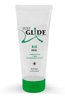 Just Glide Bio Anal 200 ml Water-Based Vegan Lubricant Eco Tube